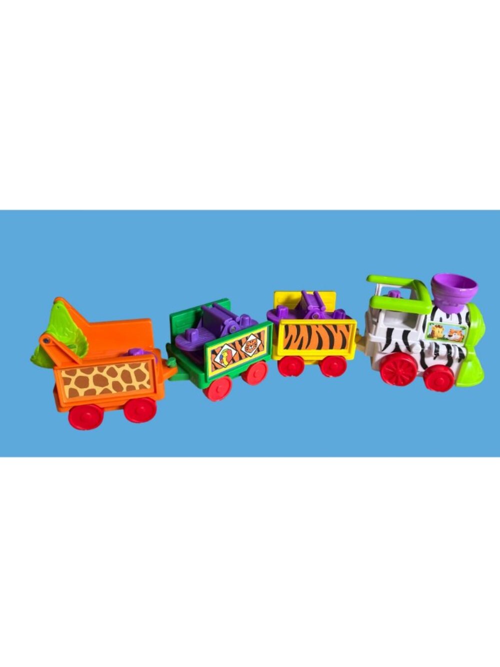 Fisher Price Little People Musical Zoo Train Playset 2001-2002 - Picture 8 of 11
